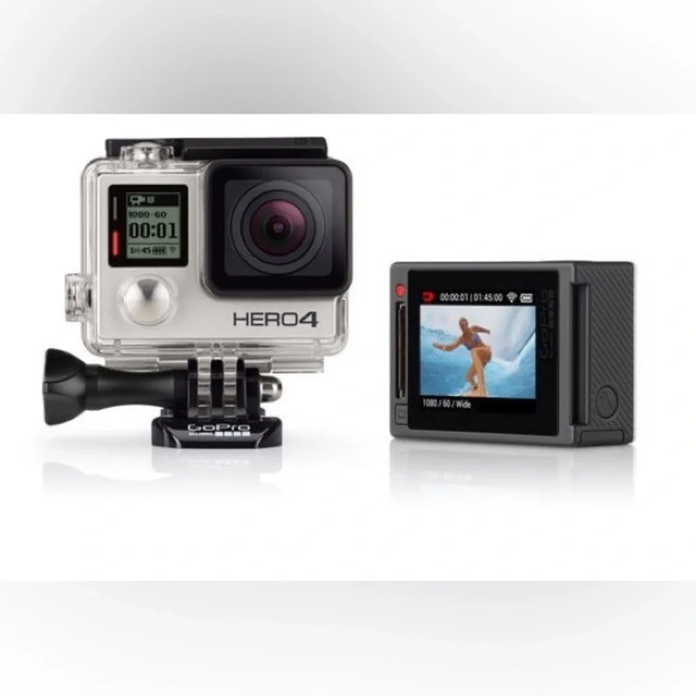 GoPro Hero 4 Silver with Accessories and Charger